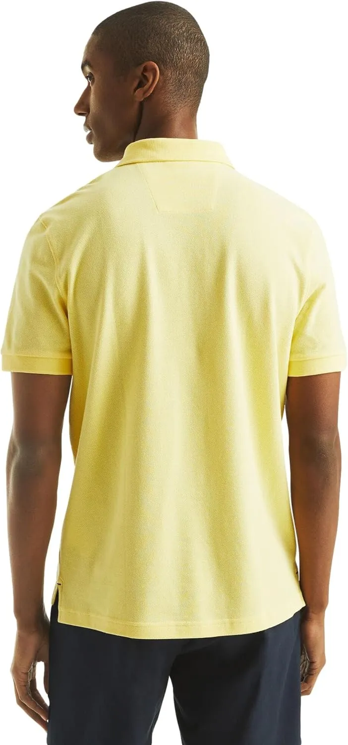 Nautica Men's Classic Fit Short Sleeve Solid Deck Polo Shirt