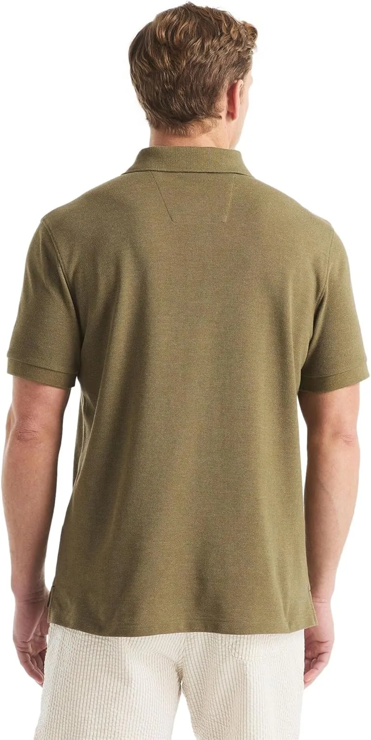 Nautica Men's Classic Fit Short Sleeve Solid Deck Polo Shirt