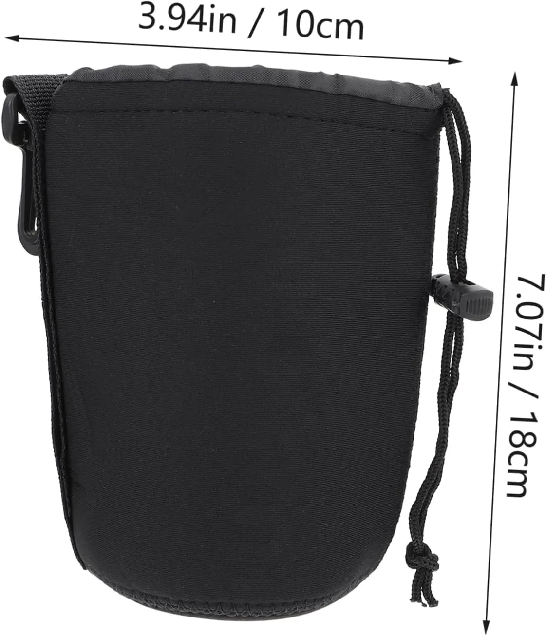 Neoprene Lens Case Pouch Dslr Camera Lens Pouch Bag Carabiner Small Size