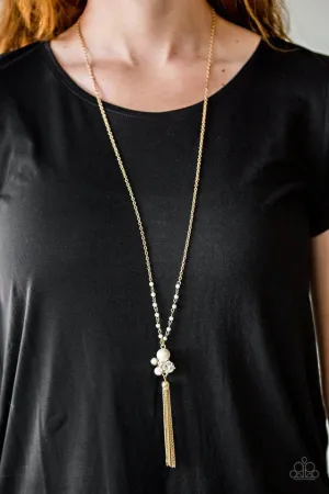Paparazzi Accessories  - Uniquely Uptown #L668 - Gold Necklace