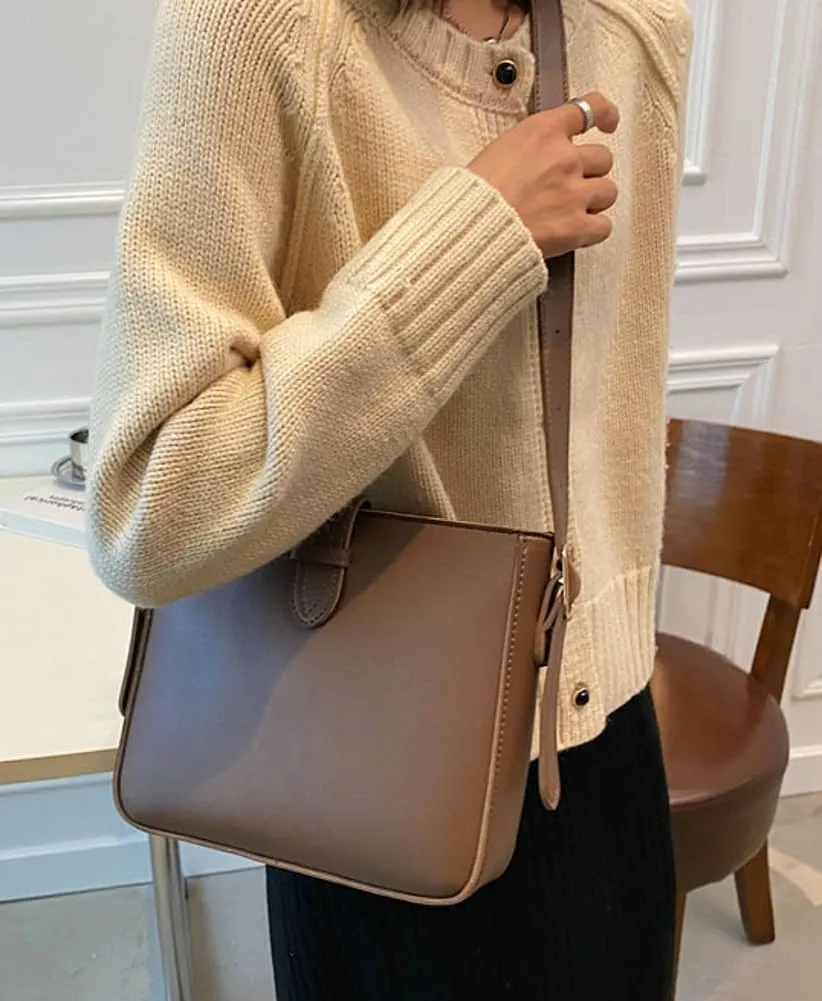 Pocadri Bucket Handbag for Women Trendy Shoulder Purse Elegant Crossbody Bag