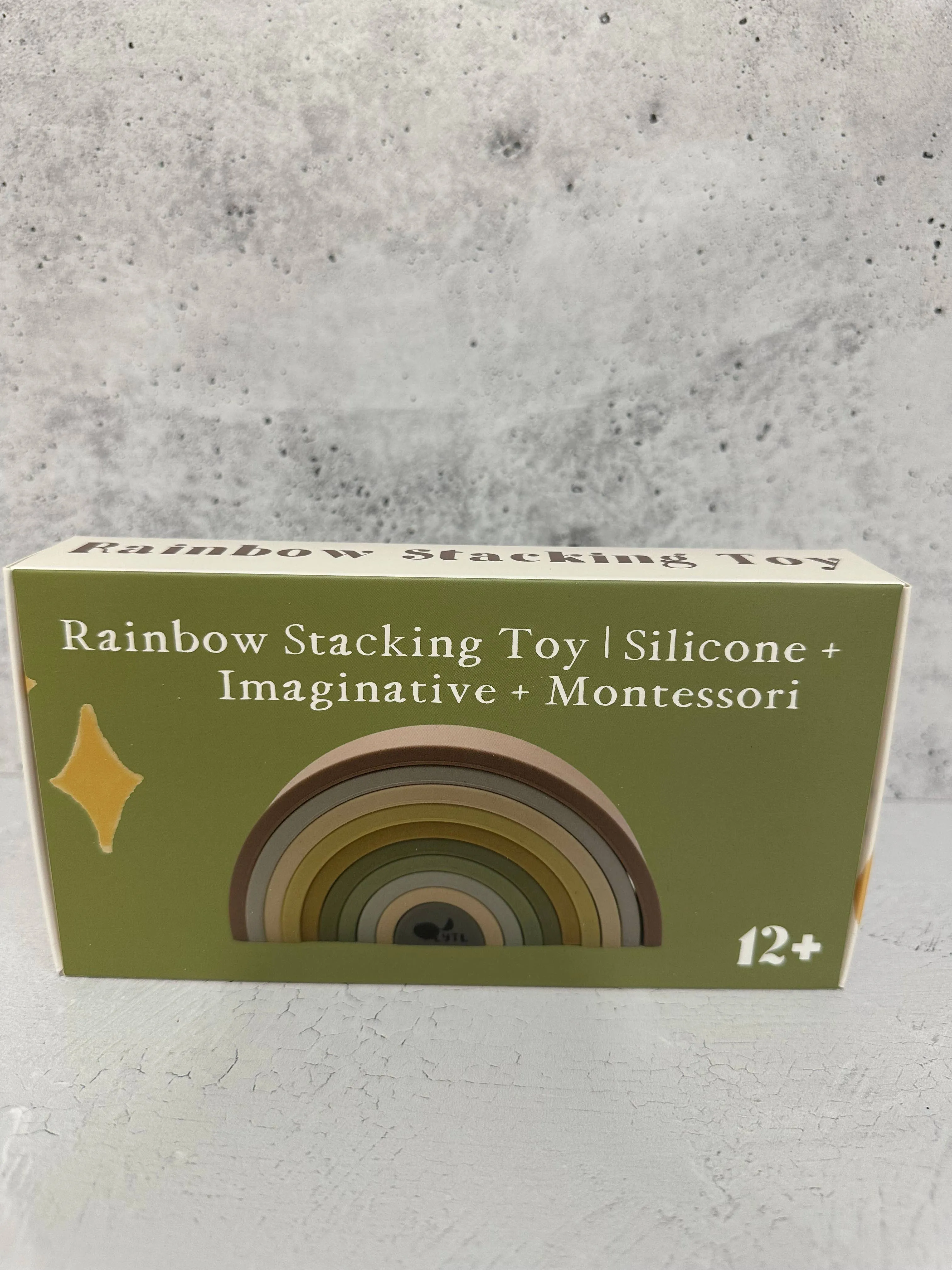 Rainbow Stacker Silicone Toy