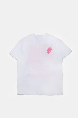 Rolling Stones Records Graphic Boyfriend Tee