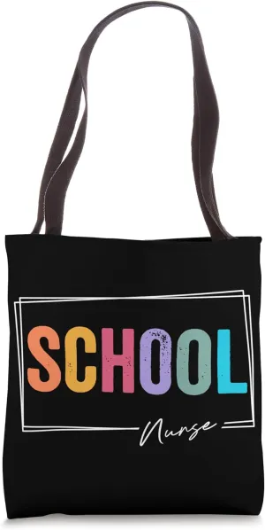 School Nurse Nurse Profession Hospital Support Doctor Nurse Tote Bag