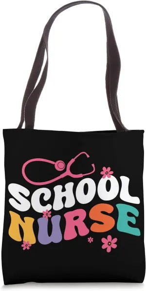 School Nurse Nurse Profession Hospital Support Doctor Nurse Tote Bag