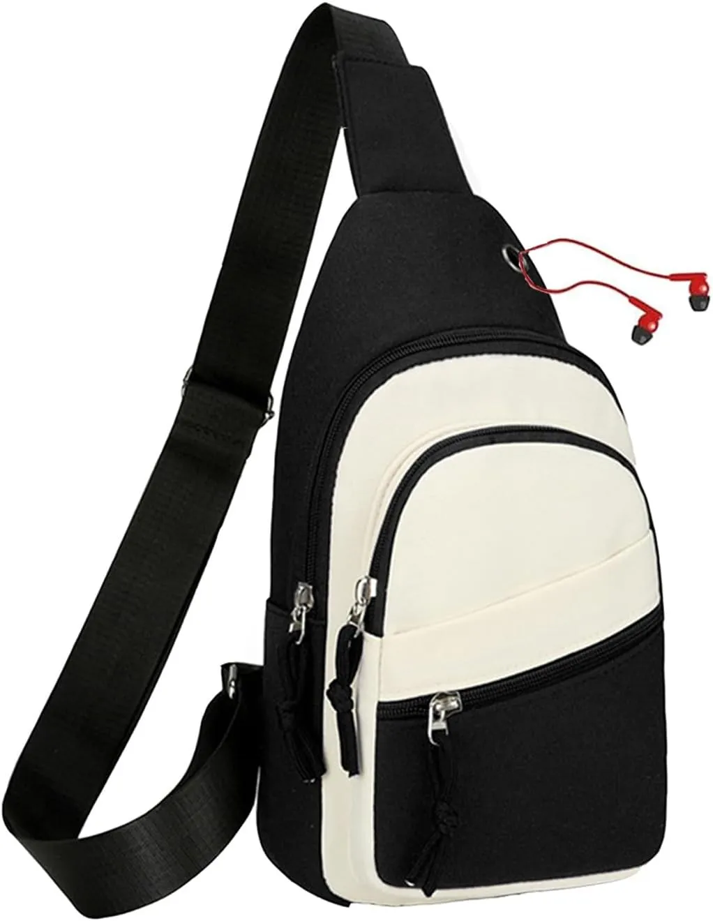 Small Crossbody Sling Backpack Sling Chest BagAdjustable Cross Body Bag Chest Shoulder Bag Daypack Fanny Pack for Travel Hiking