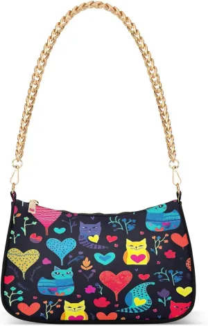 Solid Green Shoulder Bag with Zipper, Trendy Purses