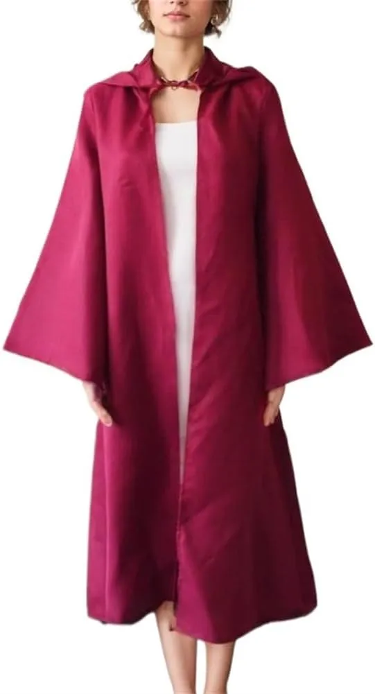 Sorrica Unisex Renaissance Hooded Cape Vintage Medieval Cloak with Hood Adult Men Women Cosplay Capes Halloween Costume