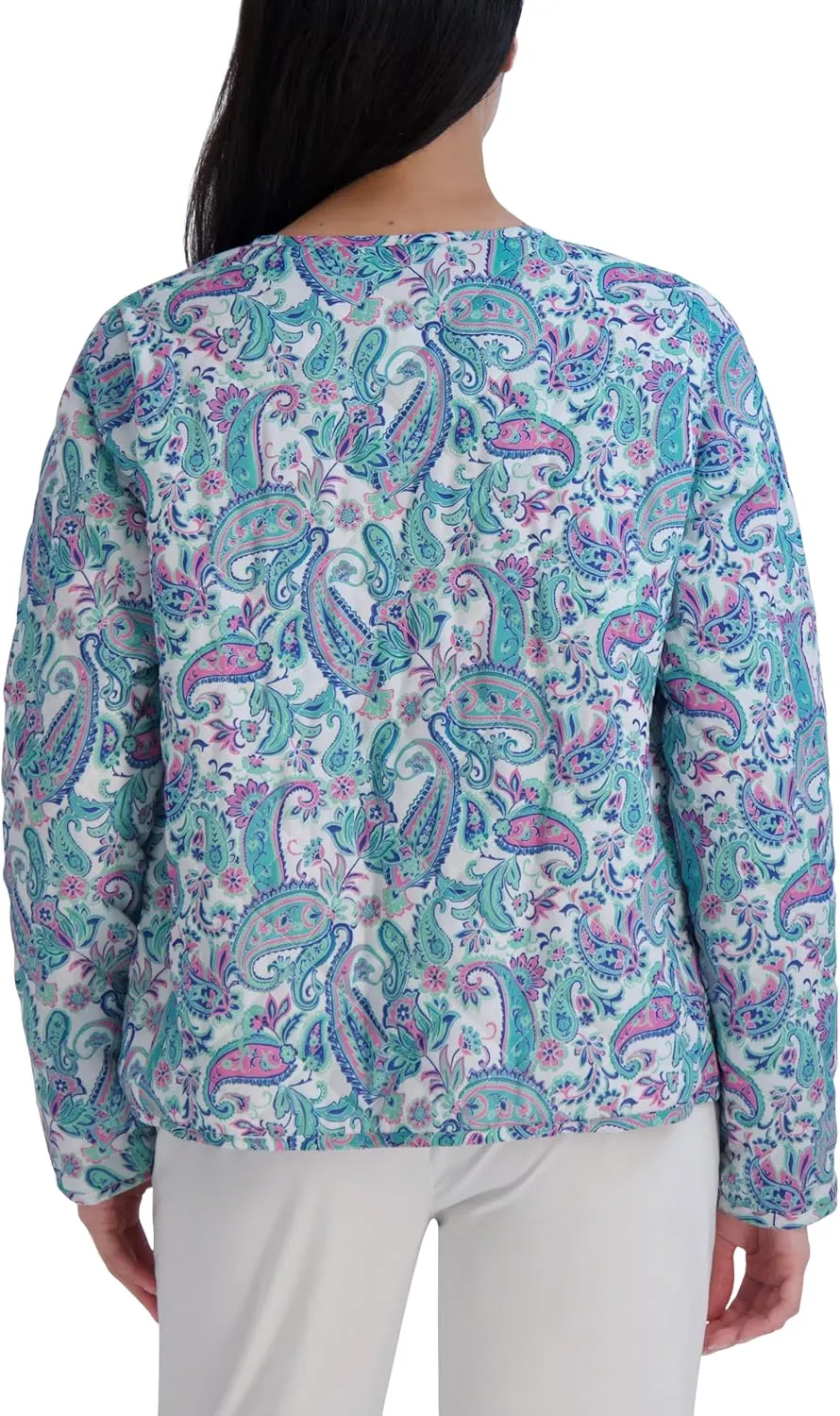 Stella Parker Women's Coat Lightweight Quilted Cardigan Jacket
