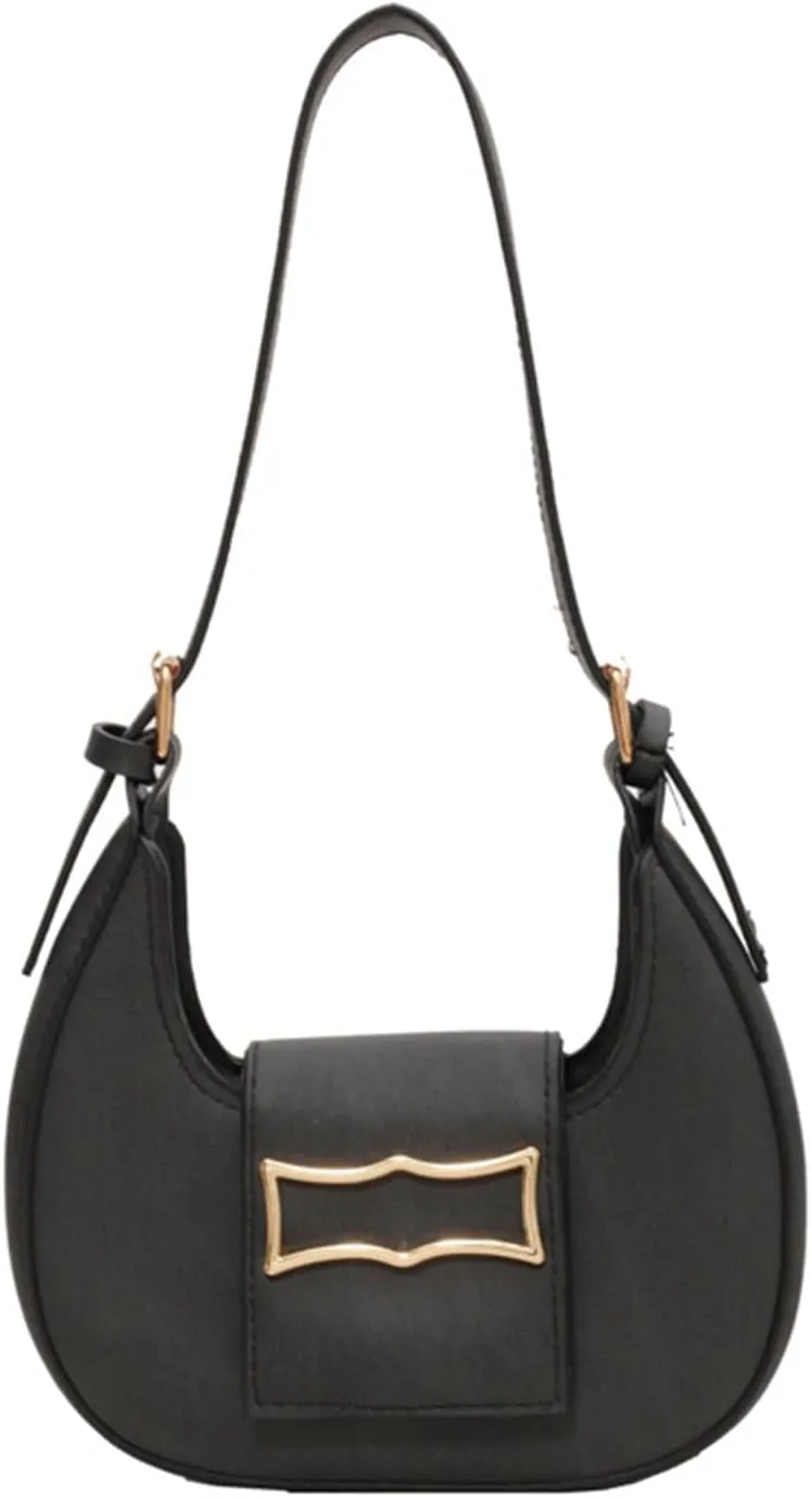Tote Handbag Shoulder Bag for Women Ladies PU Leather Hobo Bag Womens Purses with Adjustable Strap (D)