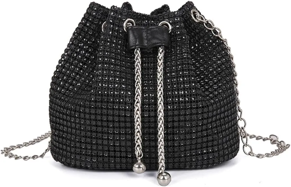 Trendy Shoulder Purse Drawstring Bucket Bag Show Your Charm