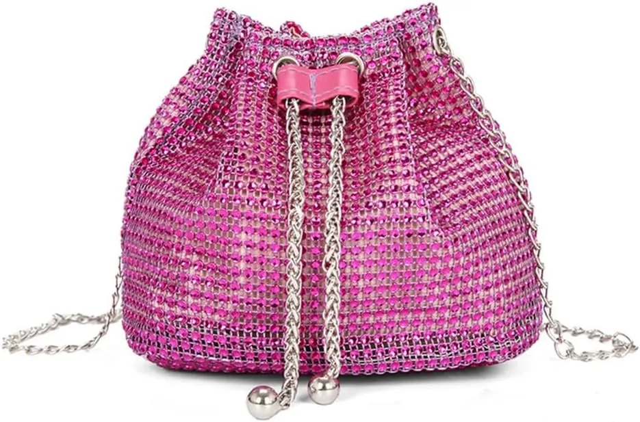 Trendy Shoulder Purse Drawstring Bucket Bag Show Your Charm