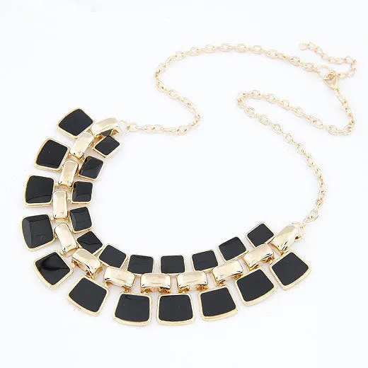 Trendy Square Link Chain Necklace