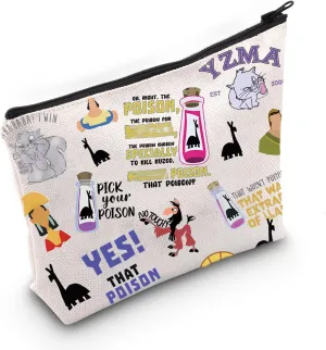 TSOTMO Cartoon Movie Merchandise Gift Emperor Cosmetic Bag for Movie Fans Poison Zipper Pouch (K Bag)