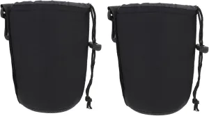 Vaguelly 2 Pcs Neoprene Lens Bags Pouches Camera Filter Pouch Lightweight and Elastic for Dslr Cameras