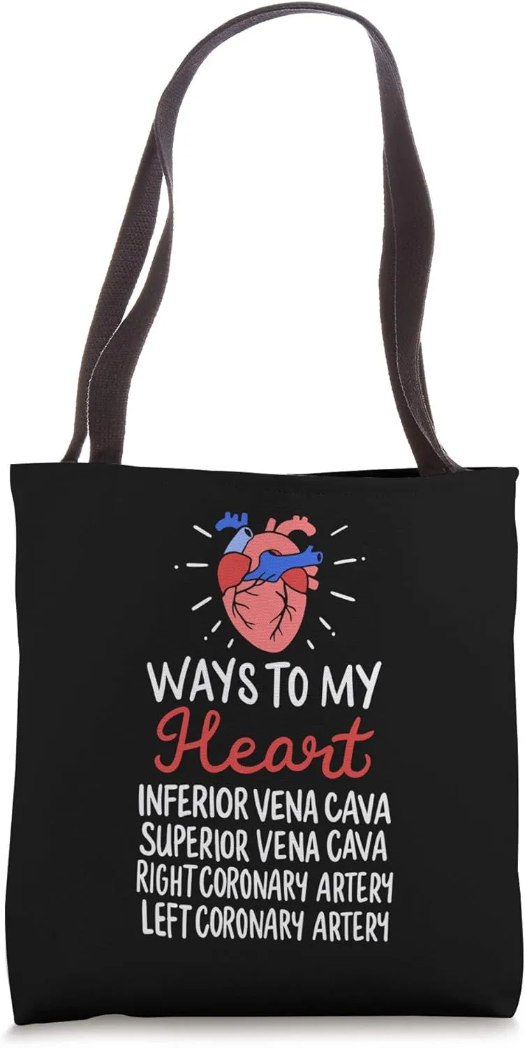 Ways To My Heart For Cardiologist Doctors Tote Bag