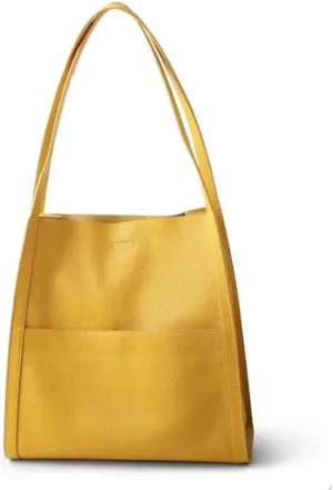 Women Shoulder Bag Large Female Bucket Tote Bag Solid Casual Nature Lady Commute Handbag