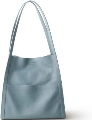 Women Shoulder Bag Large Female Bucket Tote Bag Solid Casual Nature Lady Commute Handbag