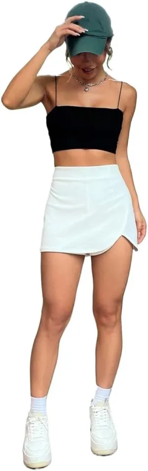 Women Summer Casual 2025 Fashion Trendy Skorts Casual Skort