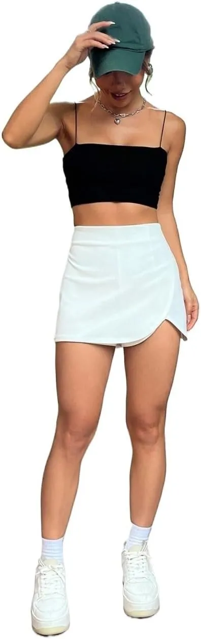 Women Summer Casual 2025 Fashion Trendy Skorts Casual Skort
