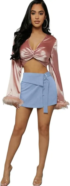 Women Summer Casual 2025 Fashion Trendy Skorts Casual Skort