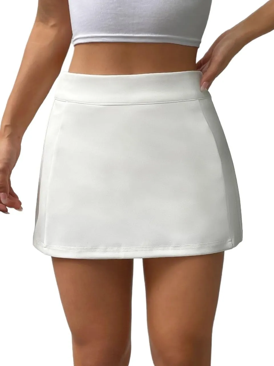 Women Summer Casual 2025 Fashion Trendy Skorts High Waist Skort
