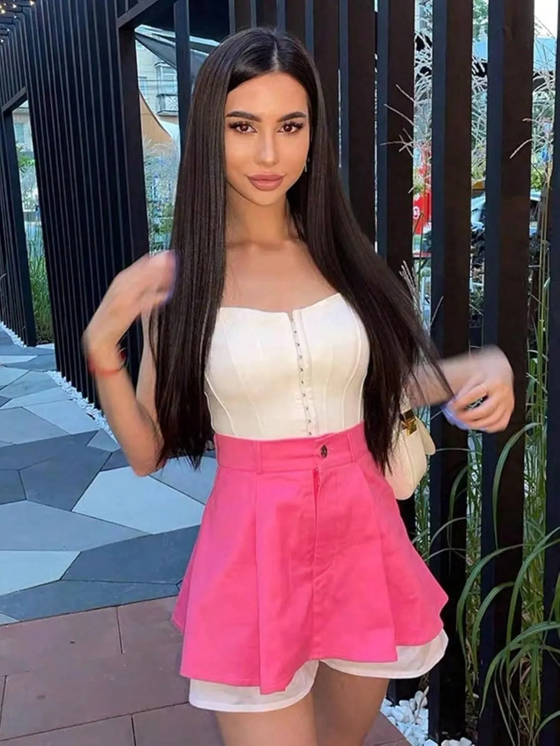 Women Summer Casual 2025 Fashion Trendy Skorts Sexy Bottom Skirt