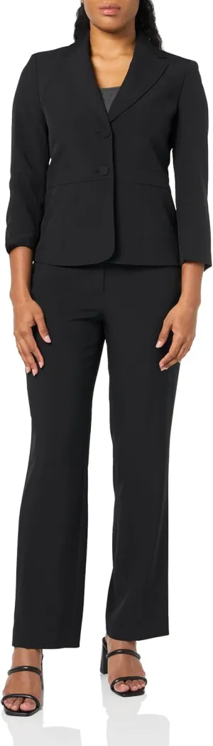 Women's Plus Size Blazer & Pant 2pc Suit Set
