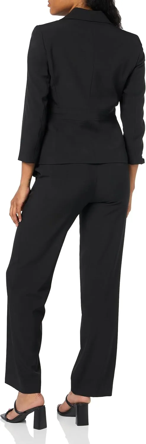 Women's Plus Size Blazer & Pant 2pc Suit Set