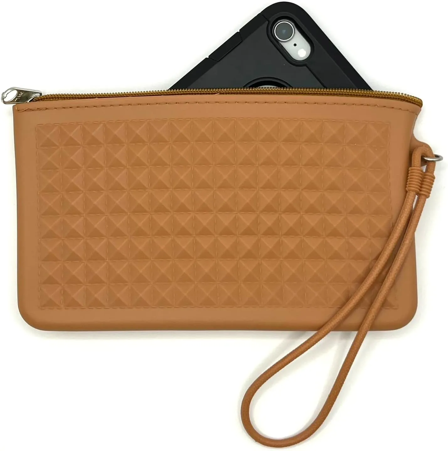Women's Pyramids Plastic Wristlet Wallet | Vegan