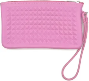 Women's Pyramids Plastic Wristlet Wallet | Vegan