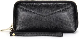 Women's Wristlet Clutch Women's Leather Clutch Bag Phone Bag for Shopping, Holiday