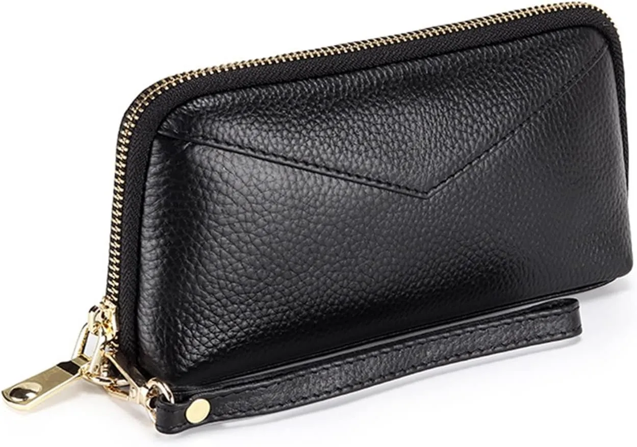 Women's Wristlet Clutch Women's Leather Clutch Bag Phone Bag for Shopping, Holiday