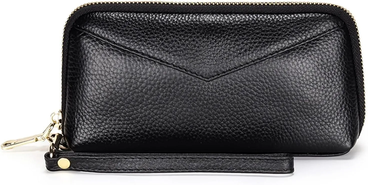 Women's Wristlet Clutch Women's Leather Clutch Bag Phone Bag for Shopping, Holiday