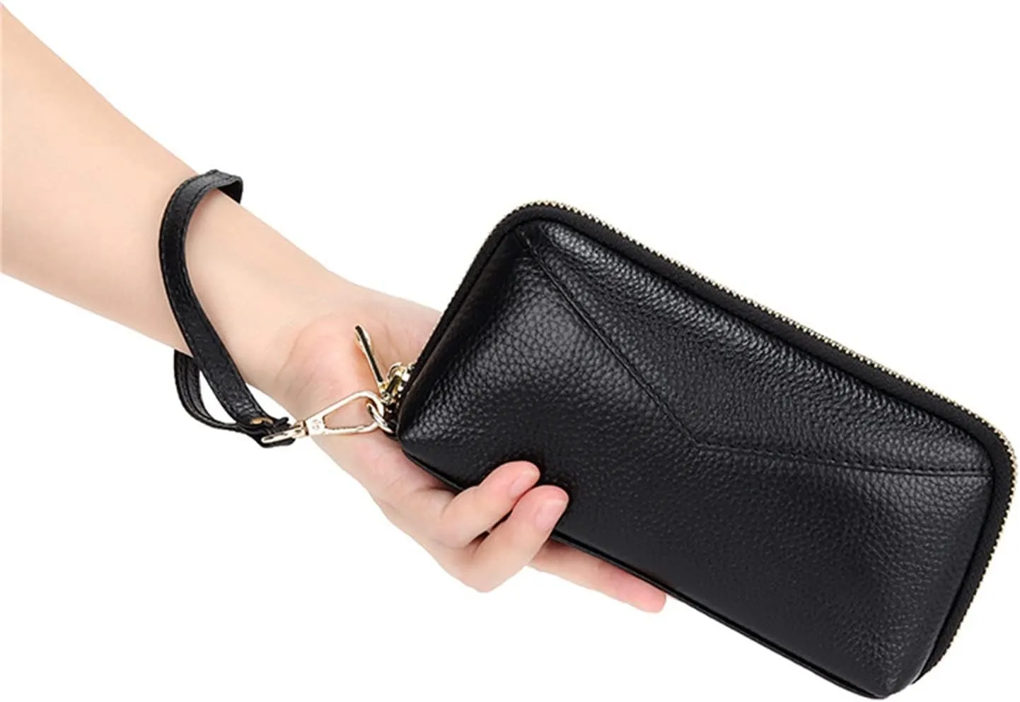 Women's Wristlet Clutch Women's Leather Clutch Bag Phone Bag for Shopping, Holiday