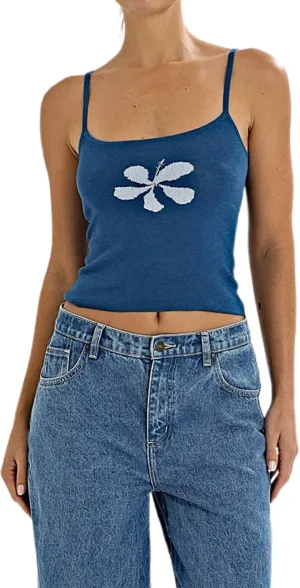 Women's Y2k Knit Crop Tank Tops Spaghetti Strap Backless Camisole Sexy Sleeveless Crochet Going Out Vest Crop Tops