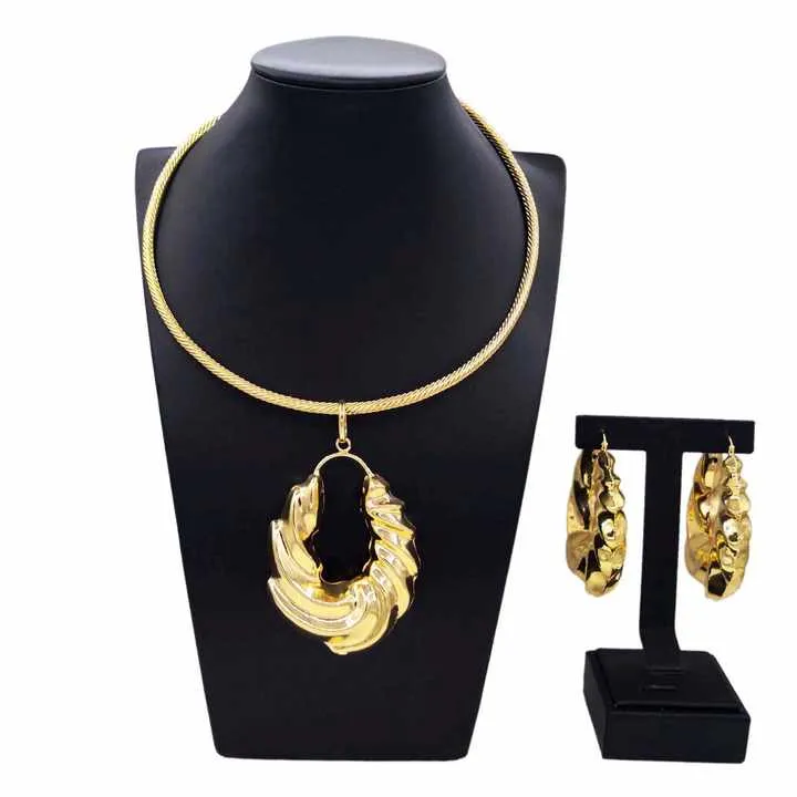 Yulaili Trend Fashion Jewelry Copper Alloy-مجموعة مجوهرات
