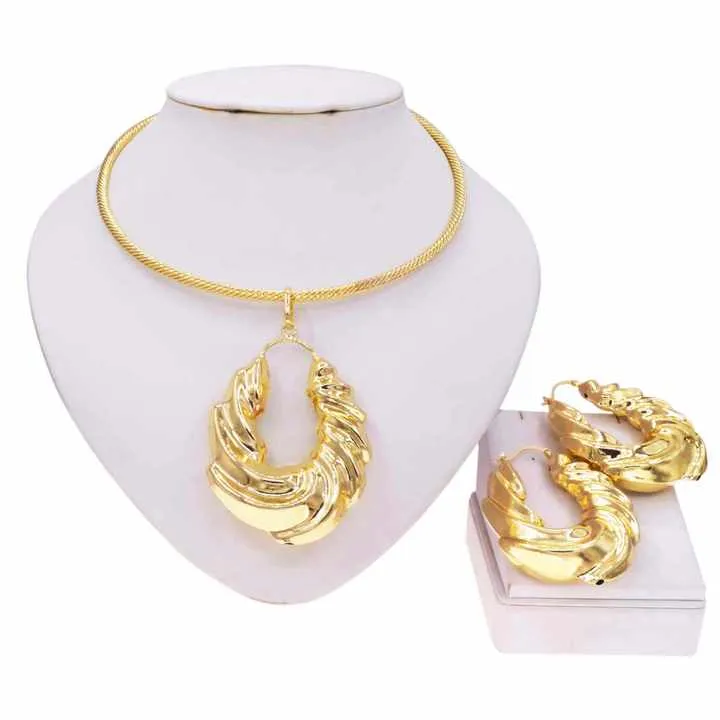 Yulaili Trend Fashion Jewelry Copper Alloy-مجموعة مجوهرات